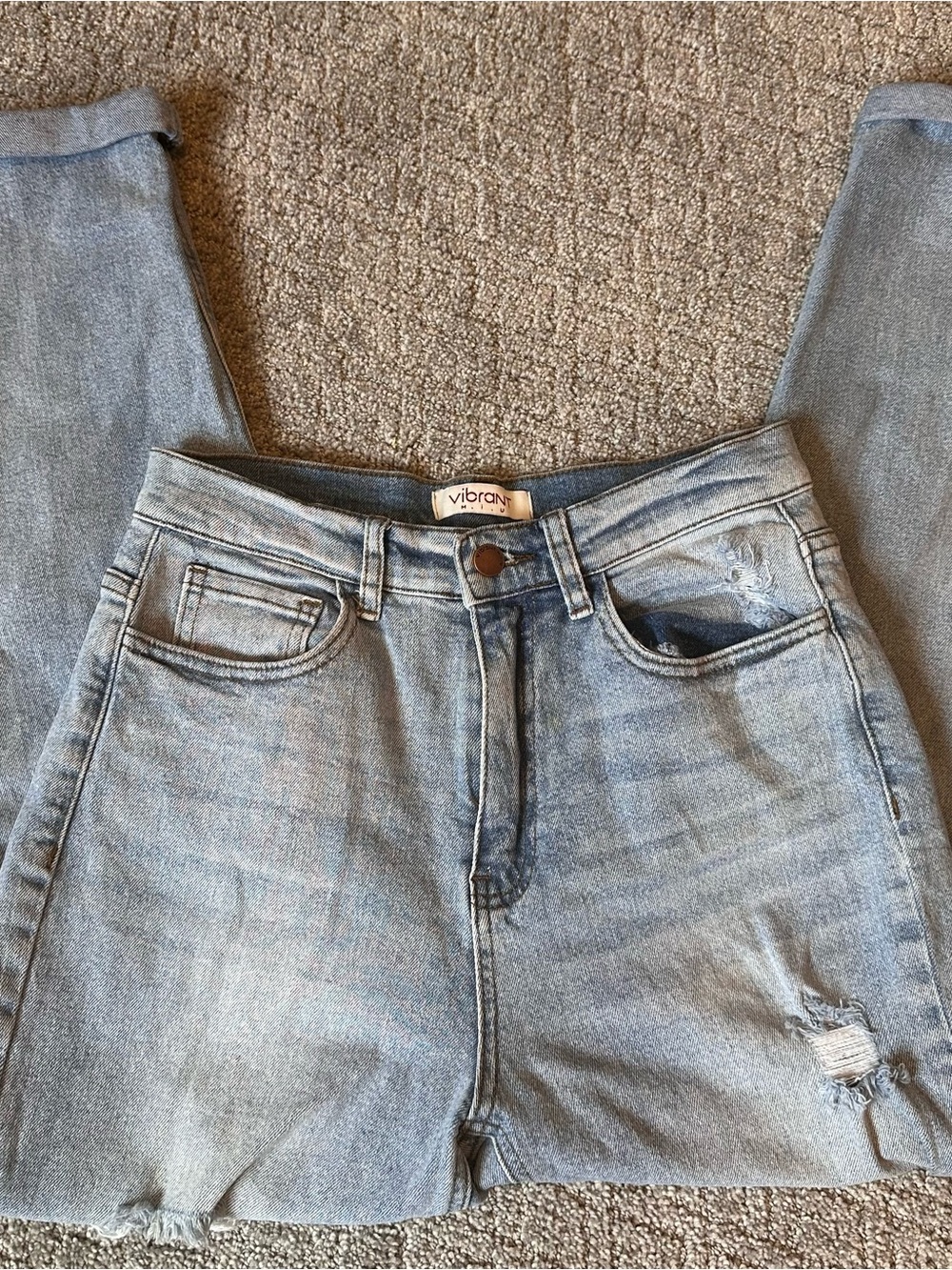 Vibrant Blue Jeans Women Size 7